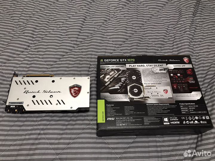 MSI GTX 1070 8Gb Quick Silver