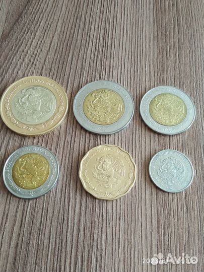Монеты Мексики