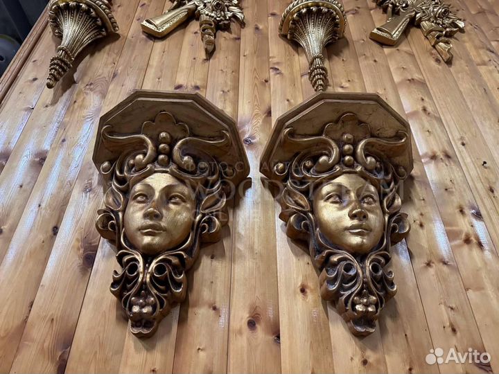 Консоль. Полка. Барокко. Антикварная мебель