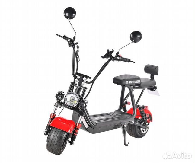Электроскутер white siberia mini R 1200W