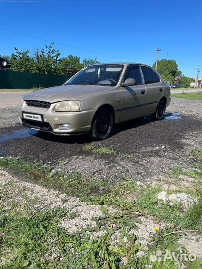 Hyundai Accent 1.5 МТ, 2003, 407 700 км
