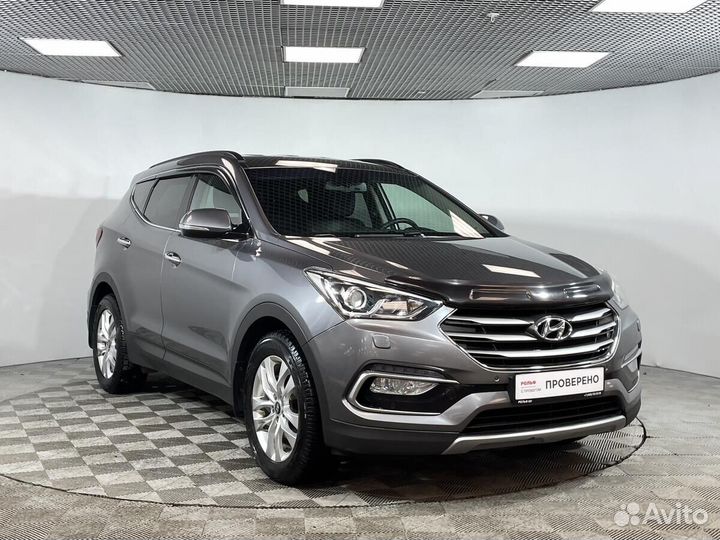 Hyundai Santa Fe 2.2 AT, 2016, 167 491 км