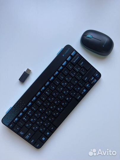 Беспроводная клавиатура + мышь Logitech K240