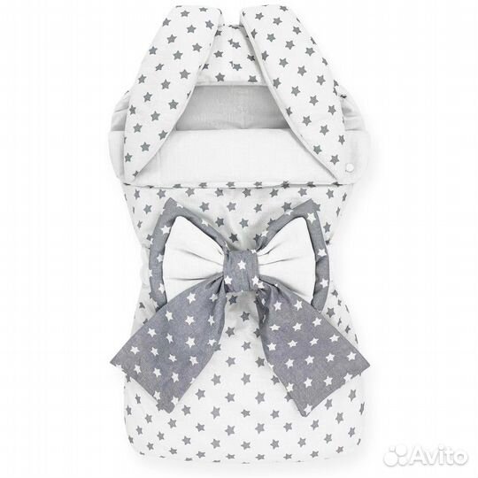 Конверт Звезды на Белом Бязь Деми