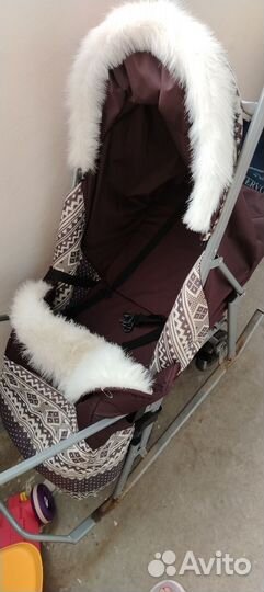 Детские санки с колесами