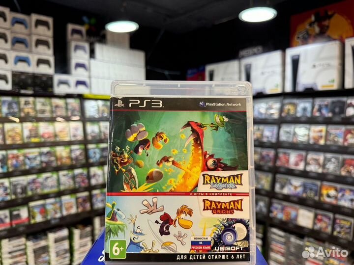 Игры для PS3: Rayman Legends + Rayman Origins (Рус