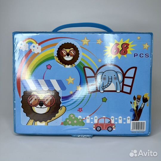 Набор для рисования 68 предметов в чемоданчике