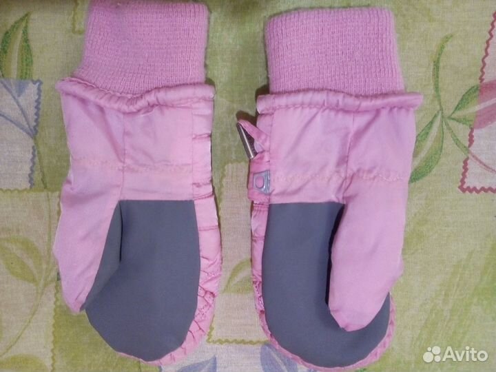 Детские болоневые варежки, перчатки