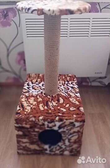 Домик когтеточка для кошек. Новая