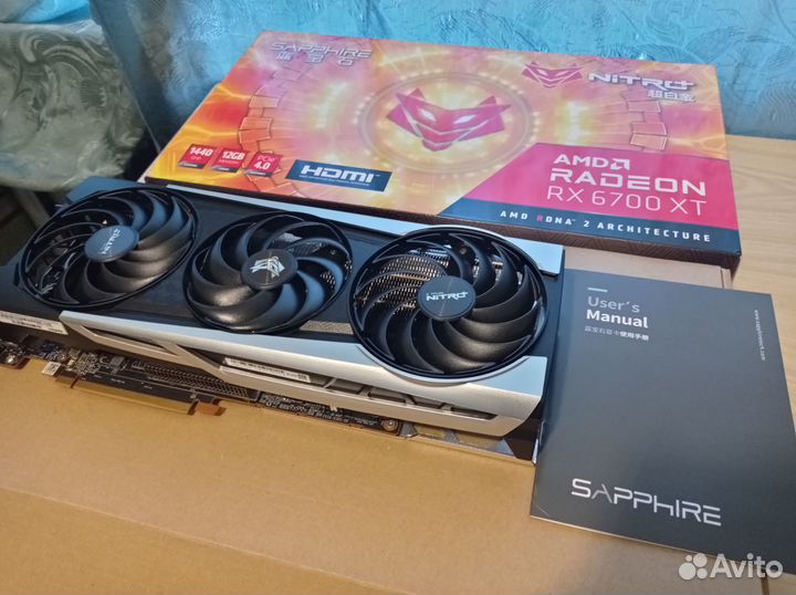 Новая RX 6700 XT Sapphire Nitro+