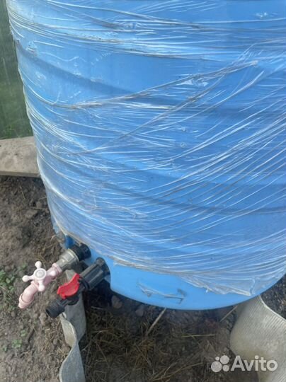 Бак для воды на 500 литров, капельный полив