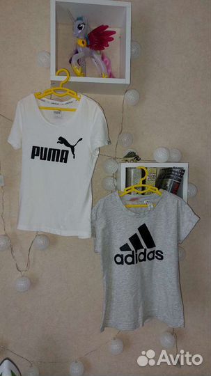 Футболка Puma, Adidas р.128