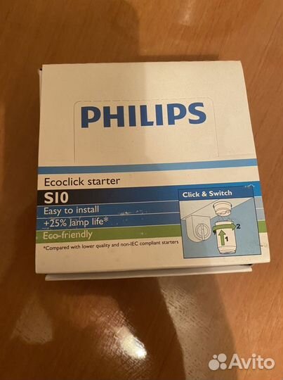 Стартер Philips S10 4-65W SIN 220-240В EUR/12X25