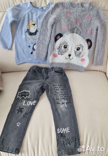 Вещи пакетом на девочку 98-104