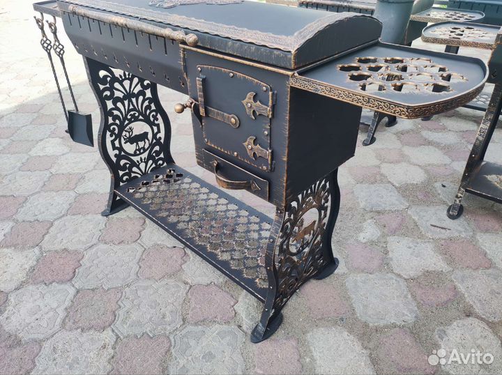 Мангалы с декором