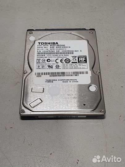 500 Gb HDD 2.5