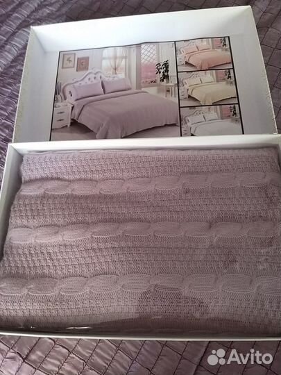 Плед покрывало Celin Home,сиреневый,новый,200х230