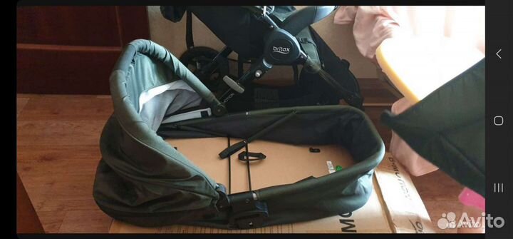 Коляска britax b-motion 4 +люлька+сумка