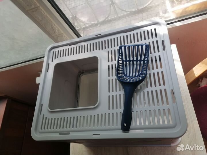 Закрытый лоток домик для кошки