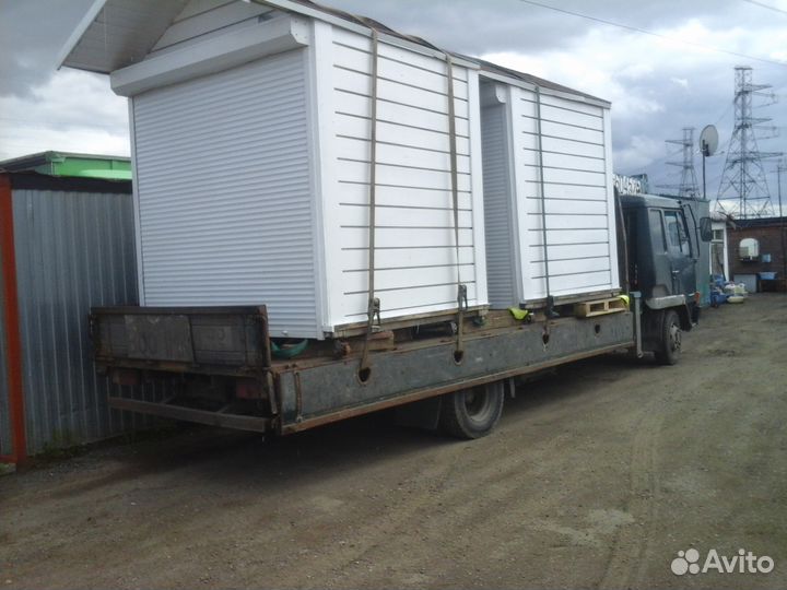 Перевозка бытовок,услуги манипулятора частник