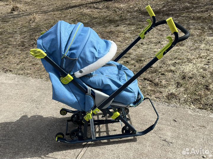 Санки коляска ника kids