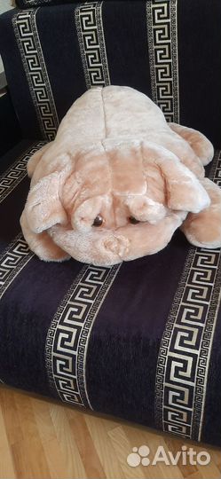 Мягкие игрушки собаки, большой медведь