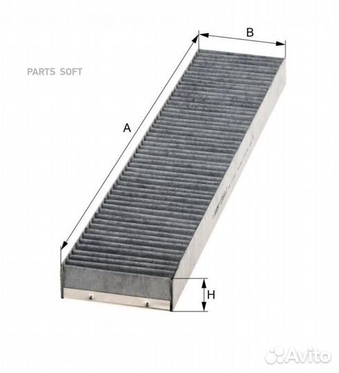 Hengst filter E968LC Фильтр салона угольный