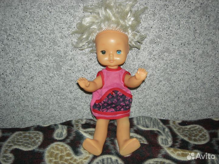 Старинная кукла СССР 35 см 60-70 годы редкая