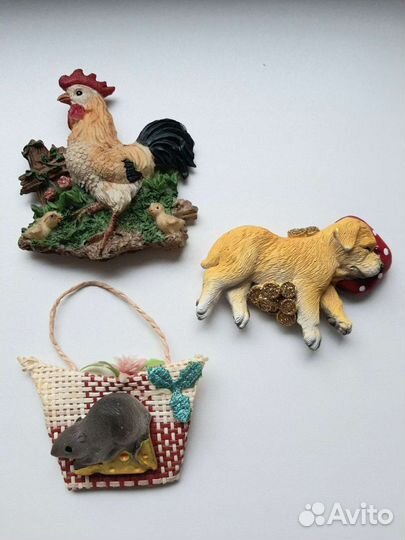 Коллекция магнитов из путешествий (23 шт.)