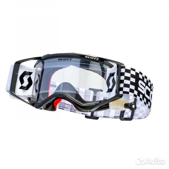 Очки scott Prospect WFS racing black white clear w
