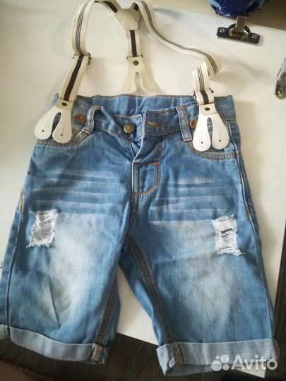 Шорты джинсовые