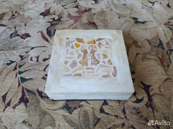 Перламутр подставки винтаж