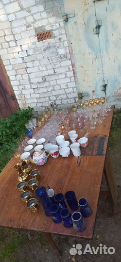 Стаканы рюмки и бокалы СССР