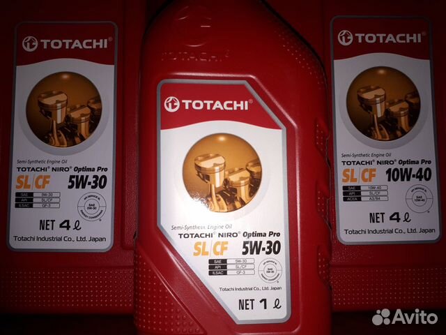 Масло моторное 5W-40, 5W-30 Totachi 4л объявление продам