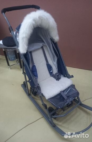 Детские санки коляска