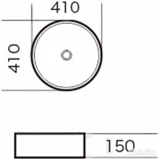 Раковина-чаша Grossman 41 GR-3013 Белая