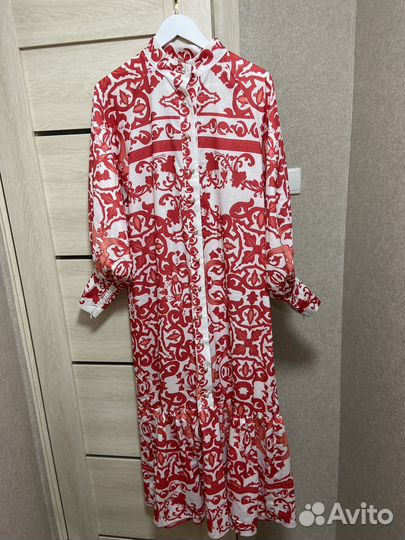 Летнее длинное платье