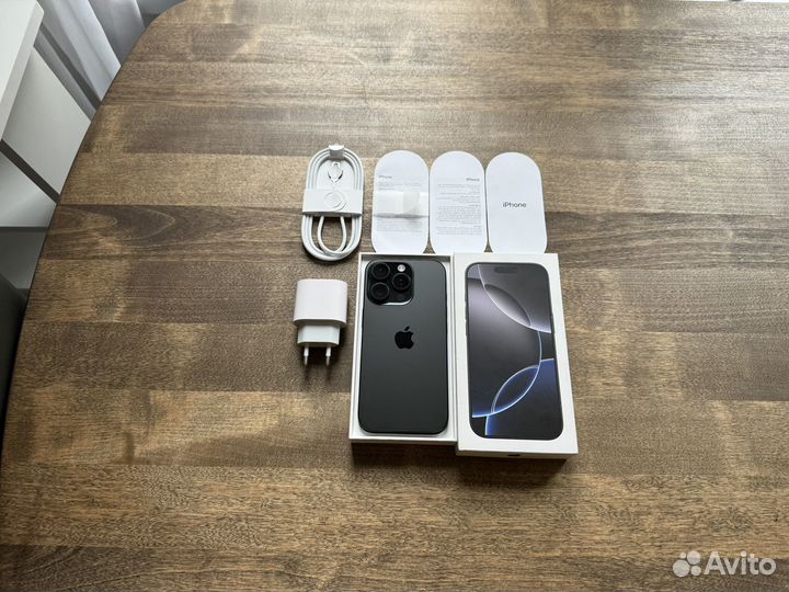 iPhone 16 Pro Black Titanium 256gb(sim + esim)