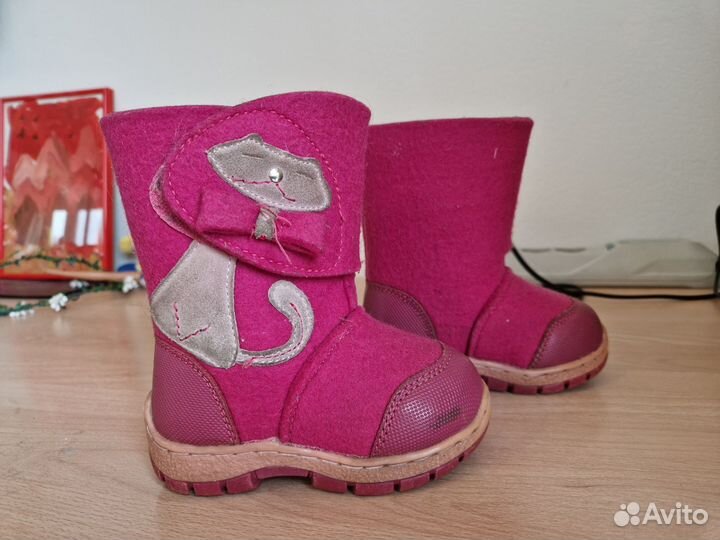 Валенки сапоги для девочки 24