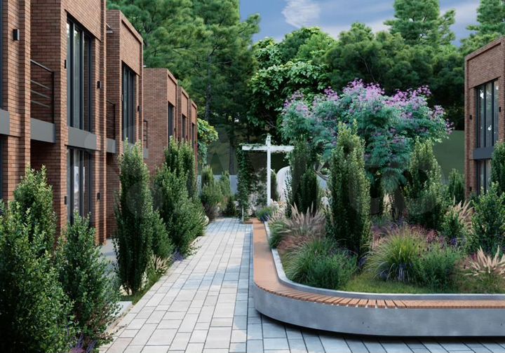 Таунхаус 95 м² на участке 2 сот.