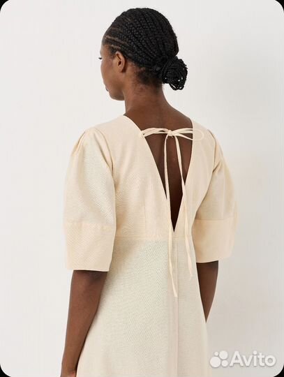 Платье льняное 42