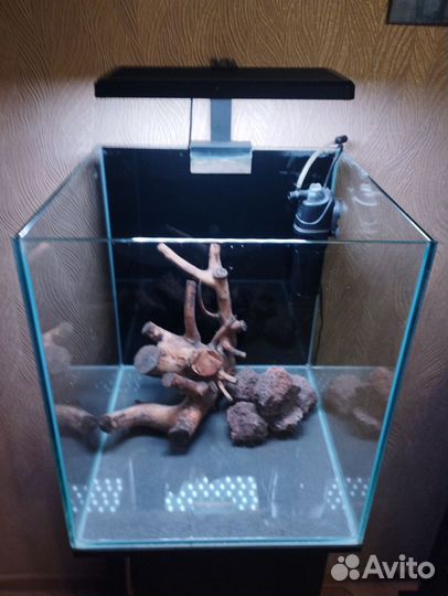 Аквариум с тумбой и светом