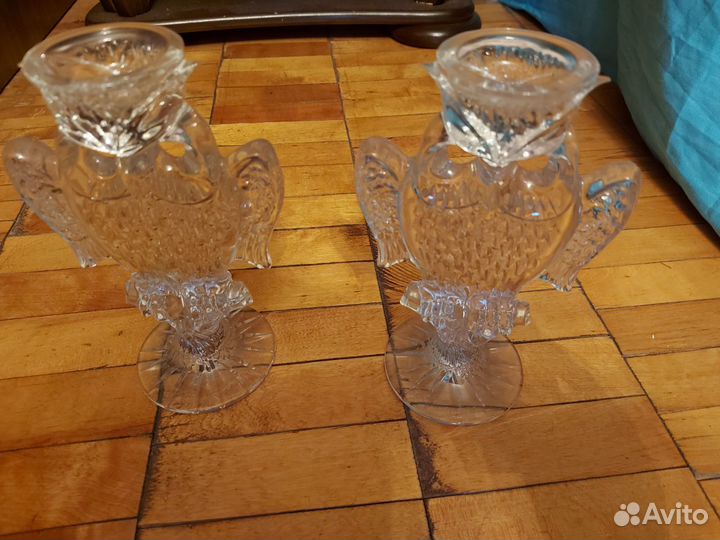 Хрустальные подсвечники