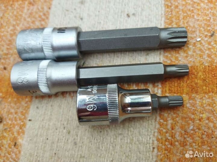 Биты torx hex spline ribe