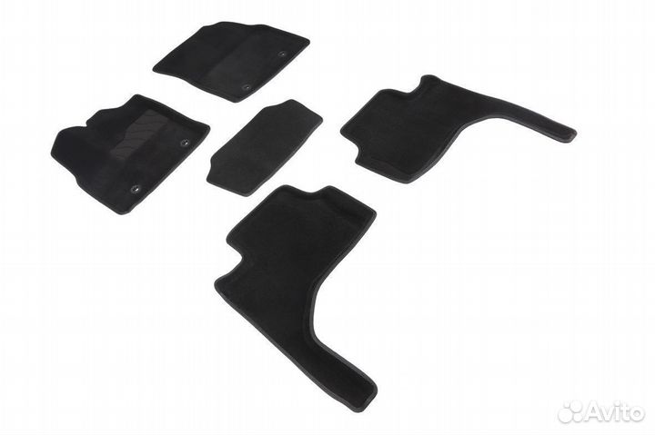 Текстильные 3D коврики Toyota LC 300 2021-н.в