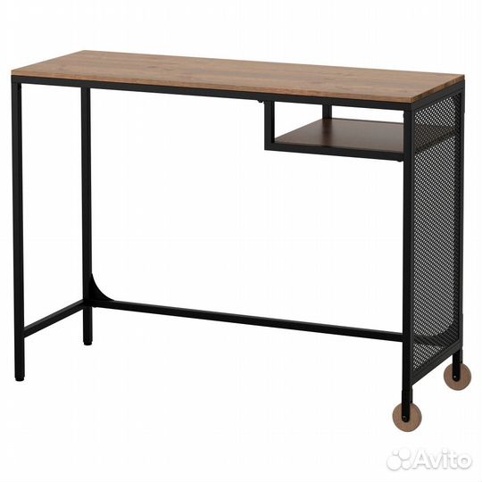 Икеа фьелльбо Стол д/ноутбука,черный 100x36 см