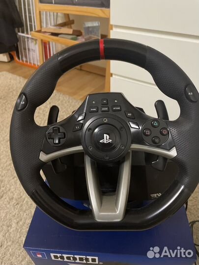 Игровой руль hori racing wheel apex