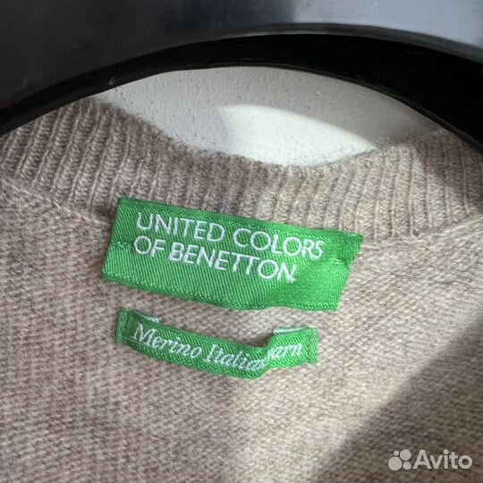 S Шерсть джемпер Benetton