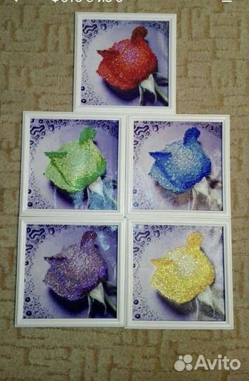 Наборы 40х40, 20х20, Картины Алмазная мозаика