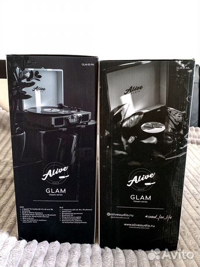 Виниловый проигрыватель alive audio glam milk